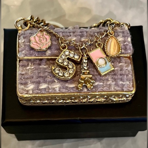 Fashion purse/ bag Charm Keychain with charms - Picture 3 of 3